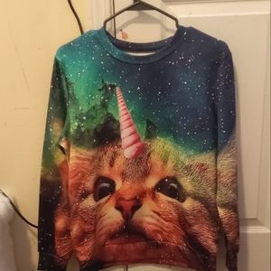 galaxy cat sweatshirt